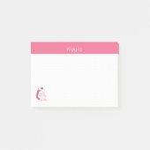 Roze, ik voel me knitty. post-it® notes (Voorkant)
