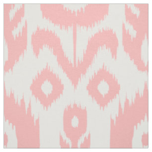 Roze Ikat Pattern Stof