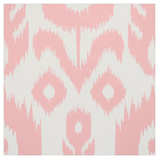 Roze Ikat Pattern Stof (Swatch)