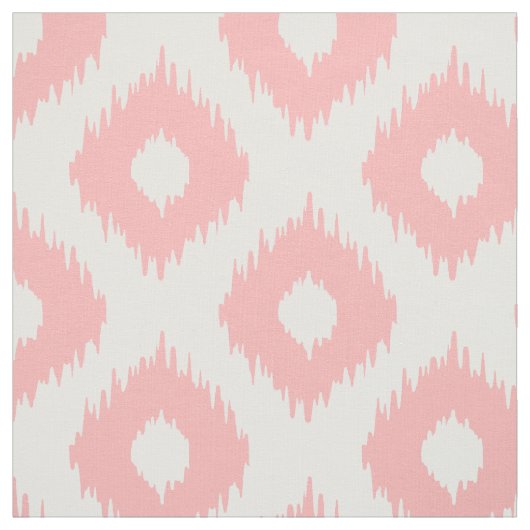 Roze Ikat Pattern Stof (Swatch)