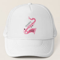Roze illustratie van de saxofone van Glitter