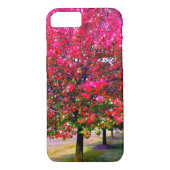 Roze impressionistische Autumn Leaves Case-Mate iPhone Case (Achterkant)
