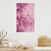 Roze in roze poster (Keuken)