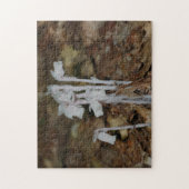 Roze Indiase pijpleiding Ghost Flower Legpuzzel (Verticaal)