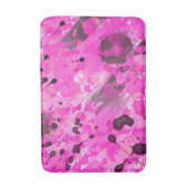 Roze inkt badmat (Voorkant Verticaal)