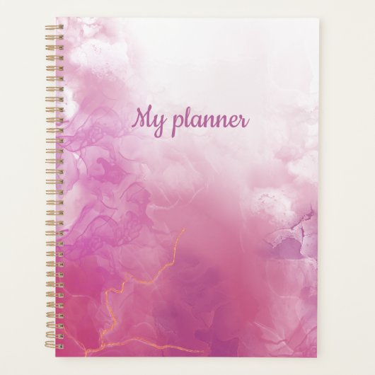 Roze Inkt Planner (Voorkant)