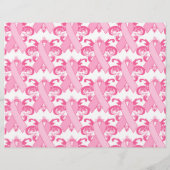 Roze inktvissen elke dag flyer (Achterkant)