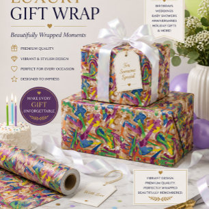 Roze Inpakpapier Stijlvolle Cadeaurol