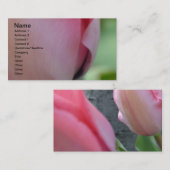 Roze inspiratie visitekaartje (Voorkant / Achterkant)