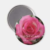 Roze inspirerend magneet (Voorkant / Achterkant)