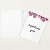 Roze Inspirerend prijsopgave Planner (Display)