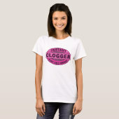 Roze Instant Clogger Clog Dancing Embleem T-shirt (Voorkant volledig)