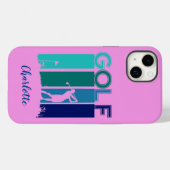 Roze iPhone 14 Mobiele Telefoon Case (Achterkant (horizontaal))