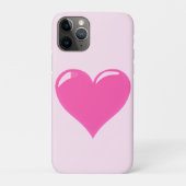 Roze iPhone-draagtas voor hart Case-Mate iPhone Case (Achterkant)