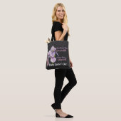 Roze Iris Love Moederdag Draagtas (Op model)