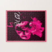 Roze Iris Love Puzzle Legpuzzel (Horizontaal)