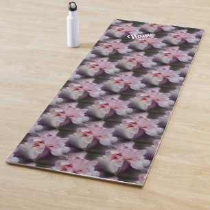 Roze Iris-ventilatorNatuur, speciaal aangepast Yogamat