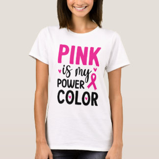 Roze is mijn energiekleur t-shirt