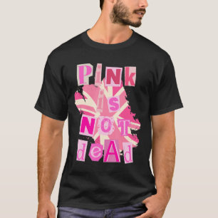 Roze is niet dood met de roze Britse vlag T-shirt