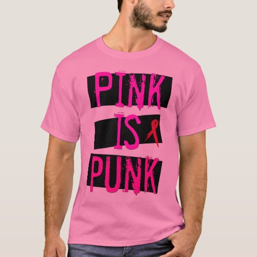 Roze is Punk T-shirt (Voorkant)