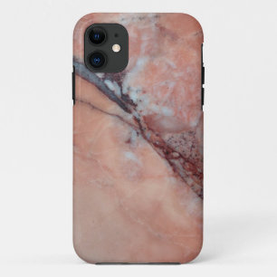 Roze Italiaanse marmer met Flaw Hoesje-Mate iPhone 11 Hoesje