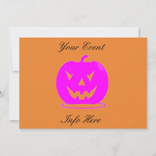 Roze Jack o'lantern Halloween Thunder_Cove (Voorkant)