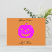 Roze Jack o'lantern Halloween Thunder_Cove (Staand voorkant)