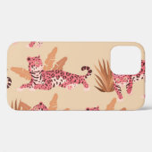 Roze Jaguar: Schattige  naadloos Case-Mate iPhone Case (Achterkant (horizontaal))