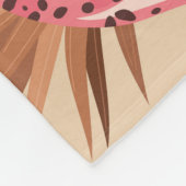 Roze Jaguar: Schattige  naadloos Fleece Deken (Hoek)