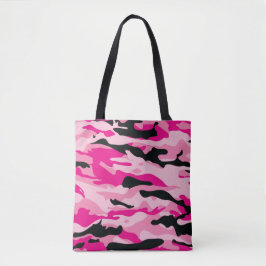 Roze Jane Army Camouflage Celebration Party Tote Bag