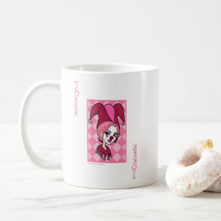 Roze Joker kaart Koffiemok
