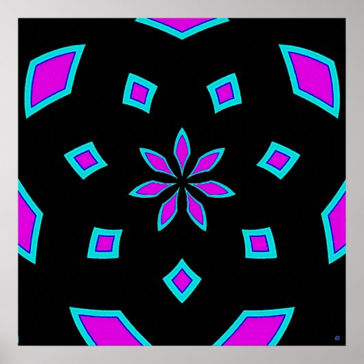 Roze Joy Poster (Voorkant)