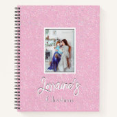 Roze Joyoux Noel Spiral Notitieboek (Voorkant)
