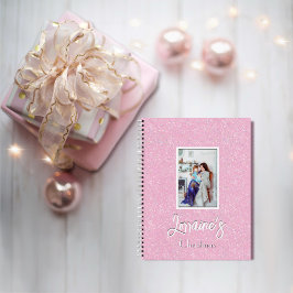 Roze Joyoux Noel Spiral Notitieboek