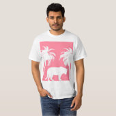 Roze jungle t-shirt (Voorkant volledig)