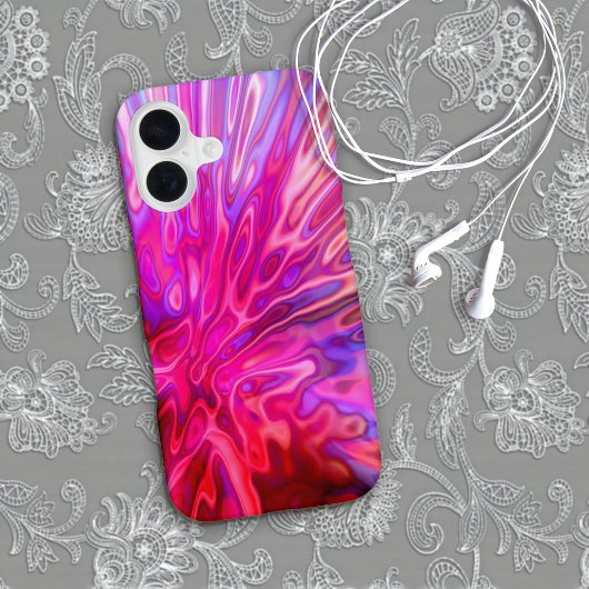 Roze juwelen iPhone 16 hoesje