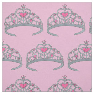 roze juwelprinses Tiara Crown Royalty Gem Stof