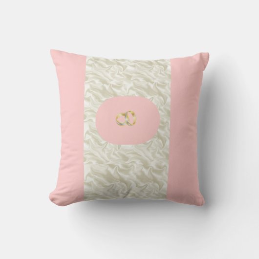 Roze kabelhaak kussen (Voorkant)