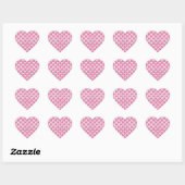 Roze Kabouterharten Bosland Scandinavisch Schattig Hart Sticker (Vel)
