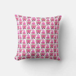 Roze kabouters harten bosland Scandinavische cute  Kussen