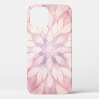 Roze Kaleidoscoop iPhone 12 Hoesje