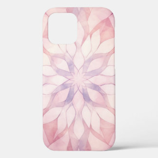 Roze Kaleidoscoop iPhone 12 Hoesje