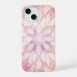Roze Kaleidoscoop iPhone 15 Hoesje