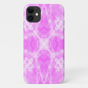 Roze kaleidoscoop patroon ster iPhone 11 hoesje