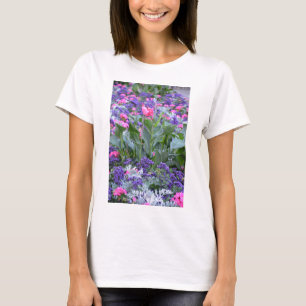 Roze kali in de lentestuin t-shirt