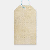  roze kalkoenen cadeaulabel (Achterkant)