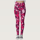 Roze kamo leggings (Voorkant)