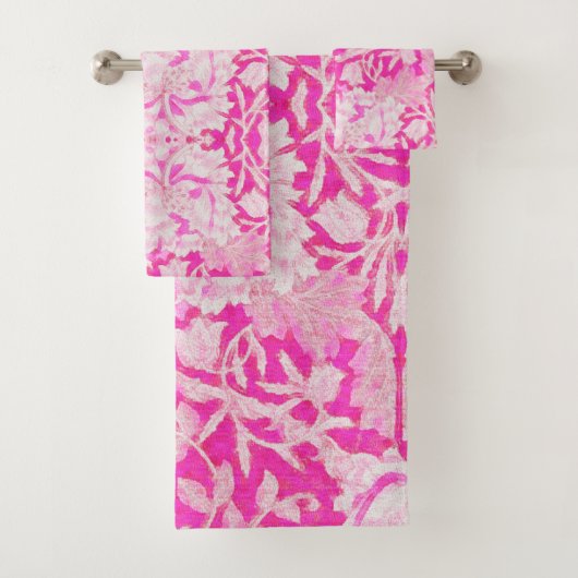 Roze kamperfoelie bad handdoek (Insitu)