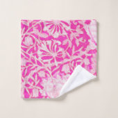 Roze kamperfoelie bad handdoek (Wasdoekje)