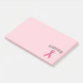Roze kanker Overlevende lint Post-it notities Post-it® Notes (Schuin)